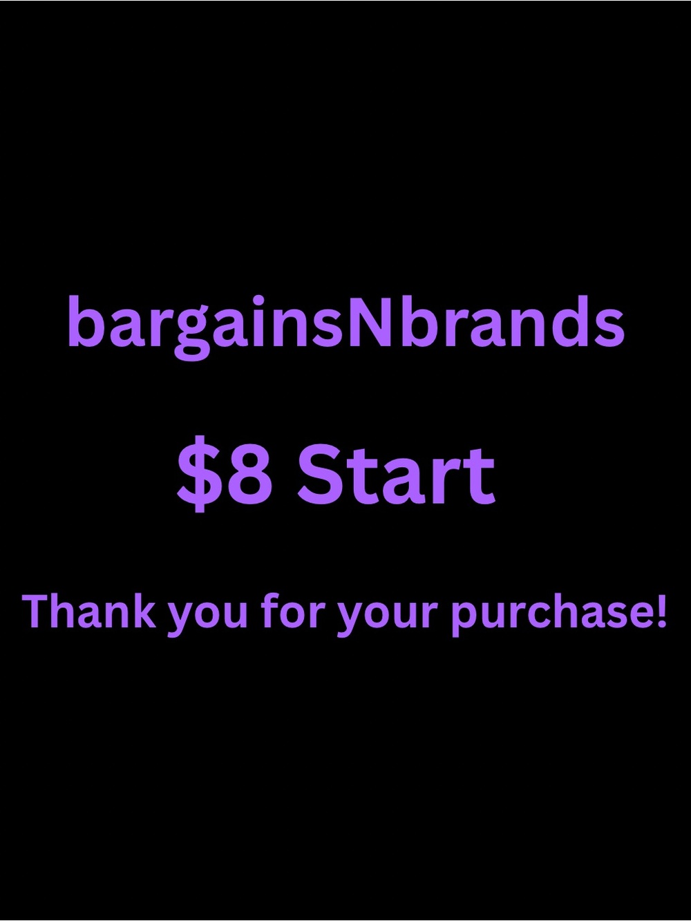 Unlisted Show Item. Thank you for your purchase!